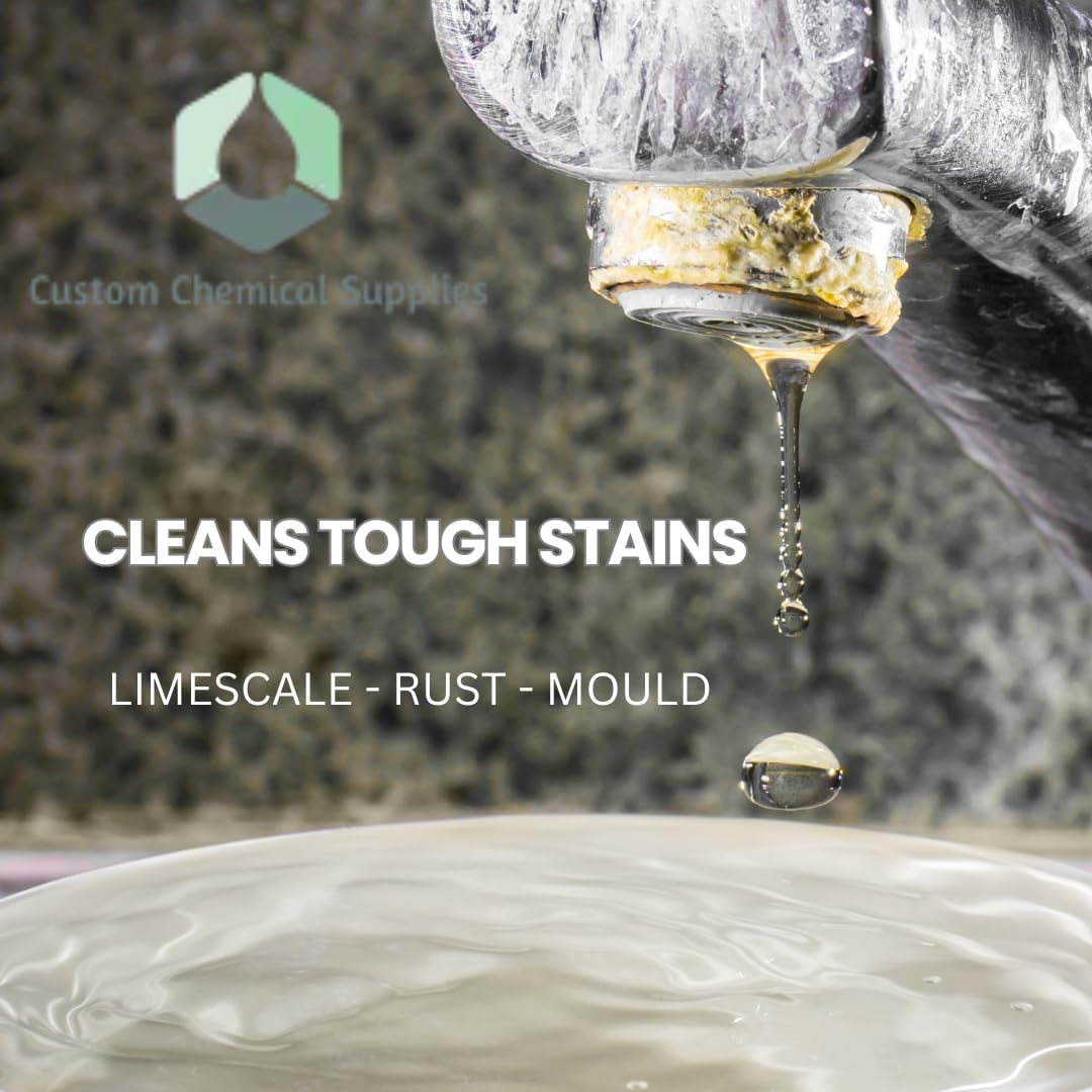 Customchem Citric Acid Food Grade, for Bath Bombs, Cleaning, Descaling and Food Preserving