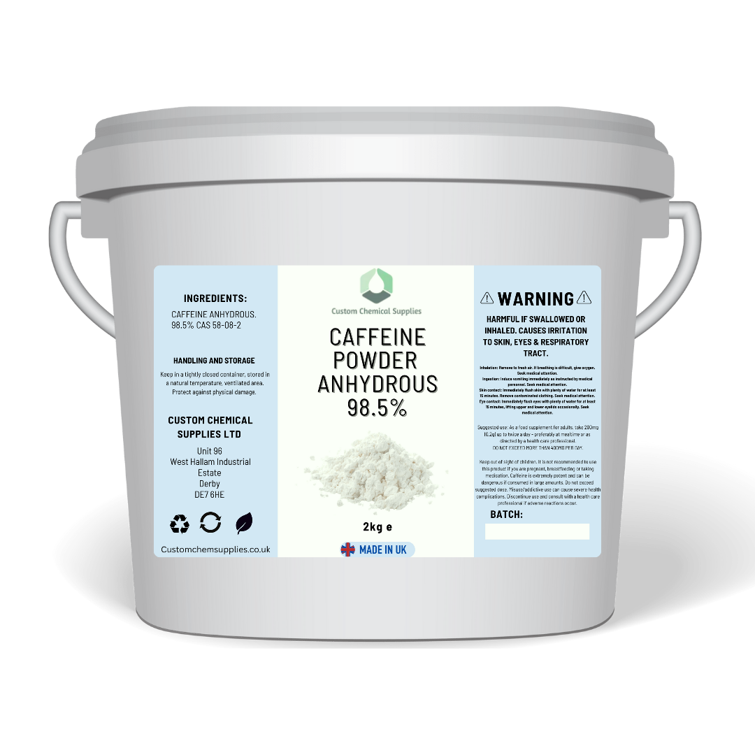 Caffeine Anhydrous powder 100% pure