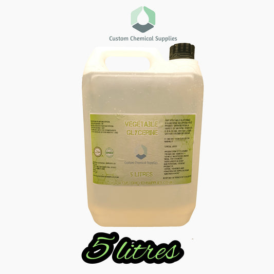 Vegetable Glycerine - Food Grade Highest Quality 99.8% 5L