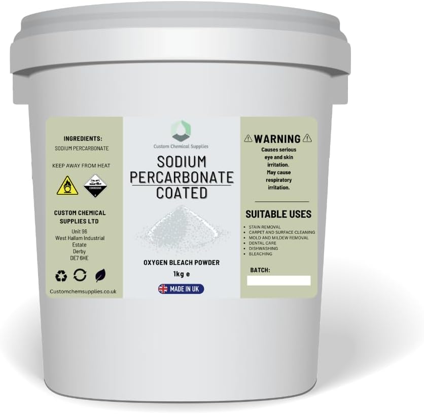 Sodium Percarbonate / Oxygen Bleach Home Brew Stain Remover - Jar/Tub