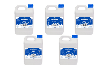 30% Acetic Acid, 6 x Stronger Than Regular Spirit White Vinegar, 5L Weed Killer
