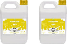 Load image into Gallery viewer, 40% Acetic Acid, 8 x Stronger Than Regular Spirit White Vinegar, 5L, Weed Killer
