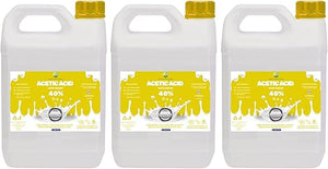 40% Acetic Acid, 8 x Stronger Than Regular Spirit White Vinegar, 5L, Weed Killer