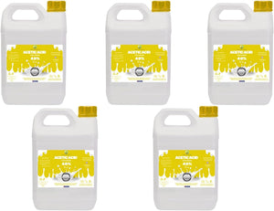 40% Acetic Acid, 8 x Stronger Than Regular Spirit White Vinegar, 5L, Weed Killer