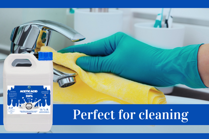 30% Acetic Acid, 6 x Stronger Than Regular Spirit White Vinegar, 5L Weed Killer