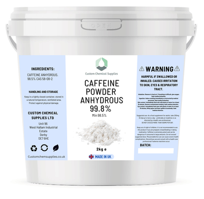 Caffeine Anhydrous powder 100% pure