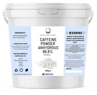 Caffeine Anhydrous powder 100% pure