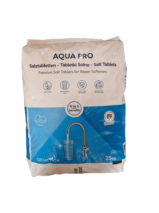 Aqua Pro 25kg premium salt tablets, water softener, food grade
