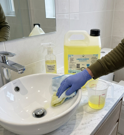 Liquid Bleach - (contains sodium hypochlorite)