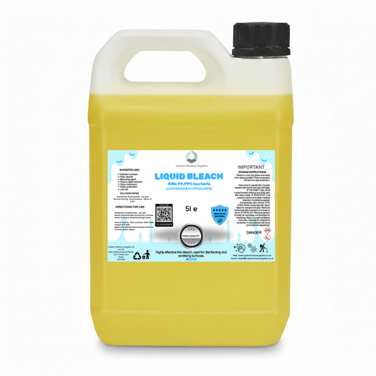 Liquid Bleach - (contains sodium hypochlorite)