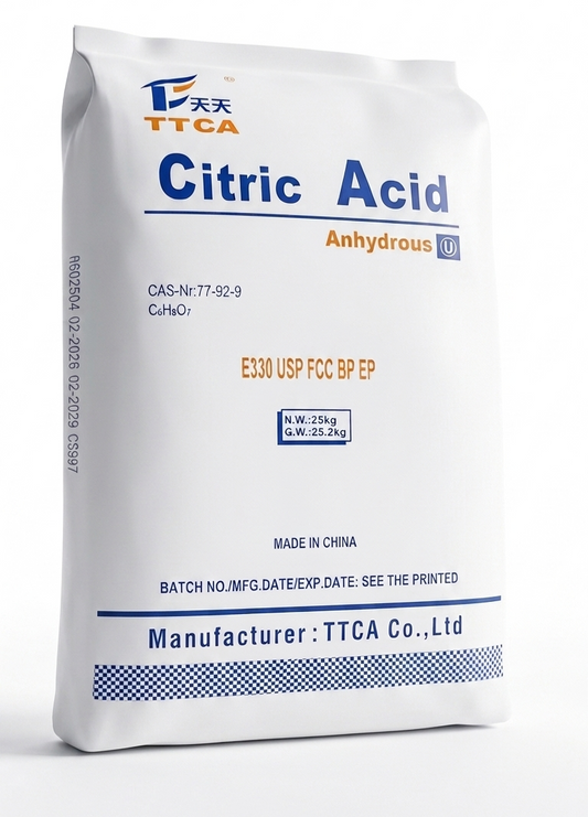 CITRIC ACID | 25KG BAG | 100% Anhydrous | Fine | GMO Free | Food Grade, Bath Bombs, Home Brew, Cleaning, Cooking, Descaling, Preservative.