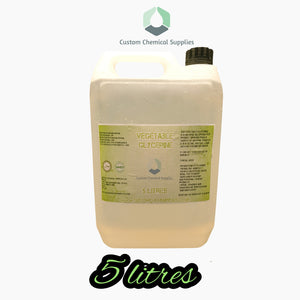 Vegetable Glycerine - Food Grade Highest Quality 99.8% 5L