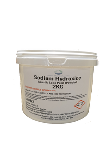 Caustic Soda Sodium Hydroxide Lye 99% Powder - 2KG TUB