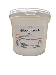 Caustic Soda Sodium Hydroxide Lye 99% Powder - 5KG TUB
